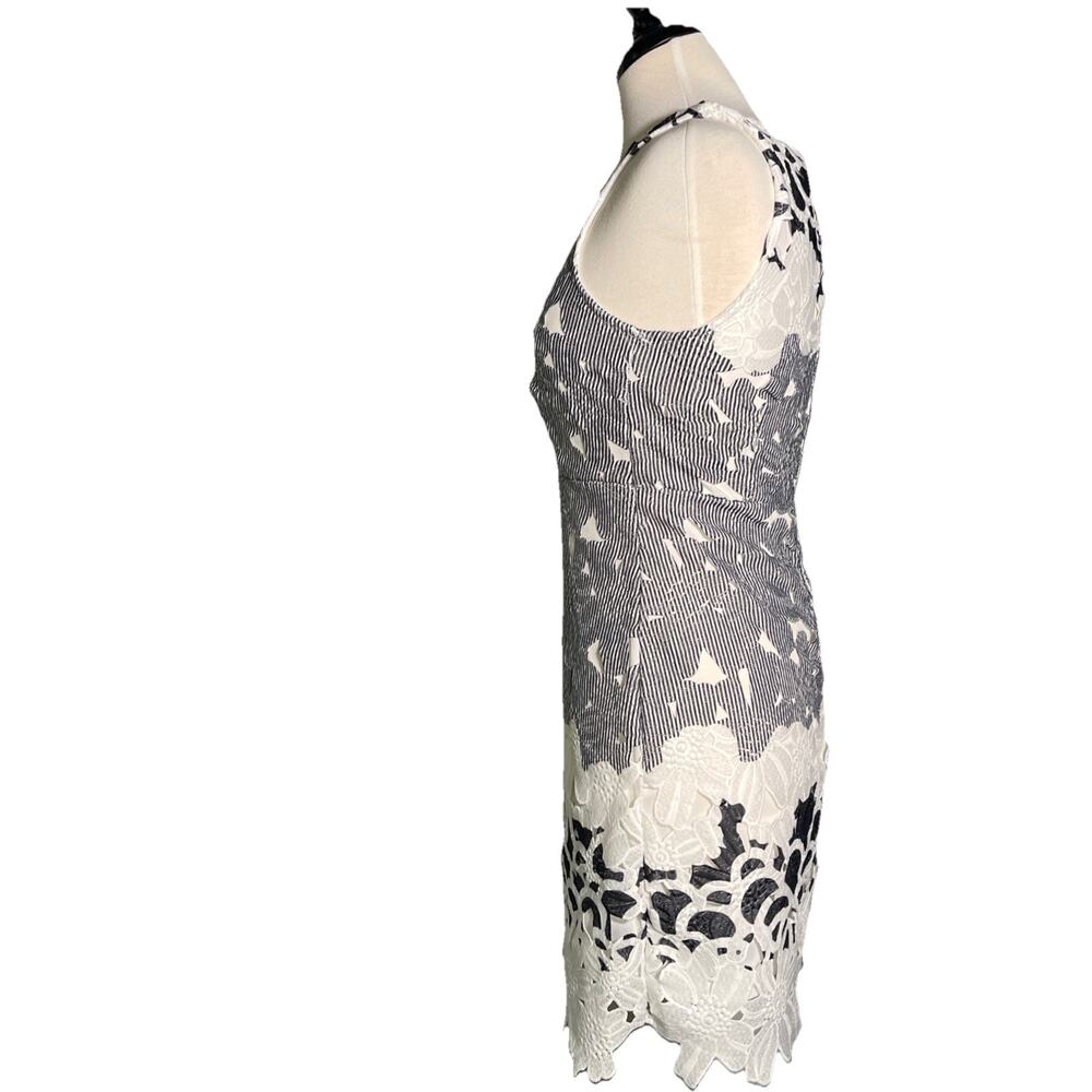 Romeo and Juliet Couture Dress Size Small Black and White Cut-Outs Lined - Picture 4 of 6